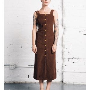 Paloma Wool Corduroy Dress, brown size 38